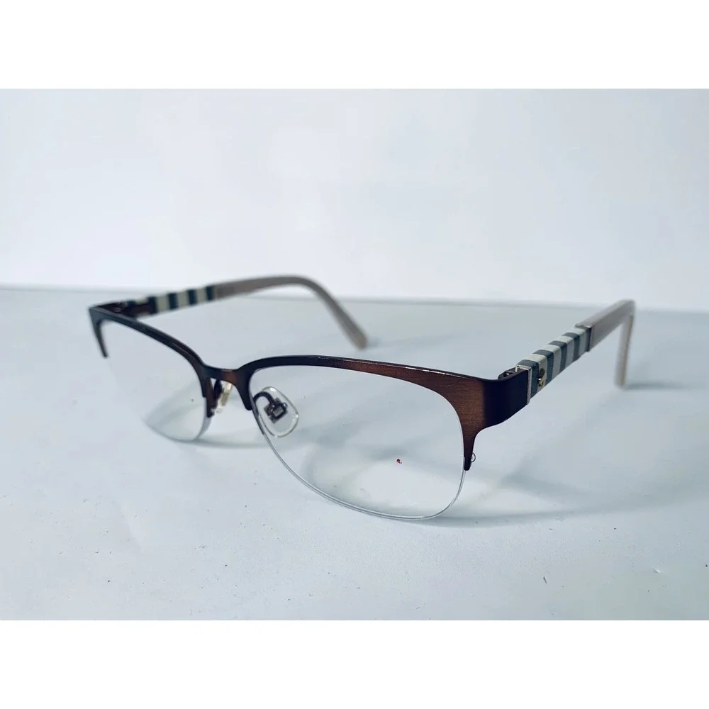 Kate Spade NY Bronze Metal Half Rim Cat Eye Glasses Valary 0W94 135 51 16